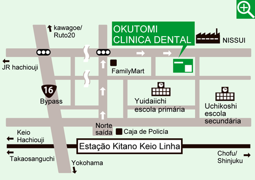 Mapa de Okutomi Clinica Dental