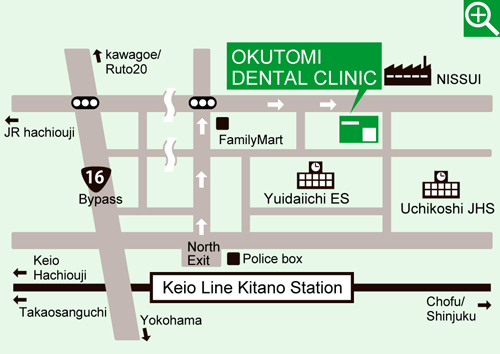 Okutomi Dental Clinic Map